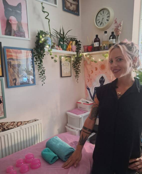 I’m a certified Swedish massage therapist